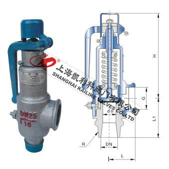 A27H、A27W、A27Y彈簧微啟式外螺紋安全閥